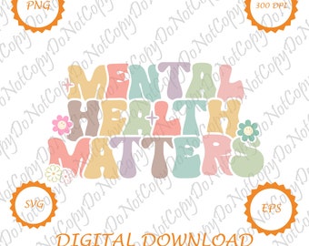 Motivational Png | Therapist Psychologist Png | Instant Download | Mental Health Tumbler Wrap | You Matter Svg | Self Love Svg