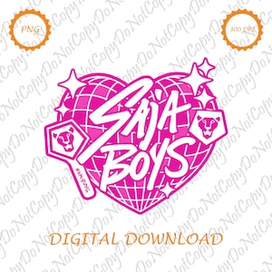 Saja Boys SVG, Kpop Demon Hunters Digital Download, Cute Stickers, Fan Art, PNG & SVG Files for Crafts