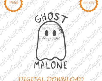 Halloween Sweatshirt | Ghost Malone Halloween Shirt | Fall Sweatshirt | Stay Spooky Sweatshirt | Groovy Ghost Clipart | Cute Ghost Sweat