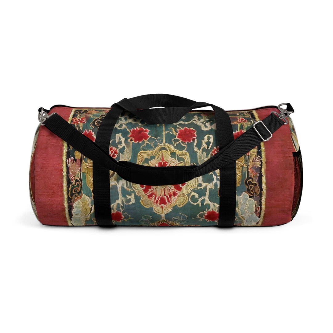 Duffel Bag Chinese Rug Oriental Design Duffel Travel Bag Large Duffel