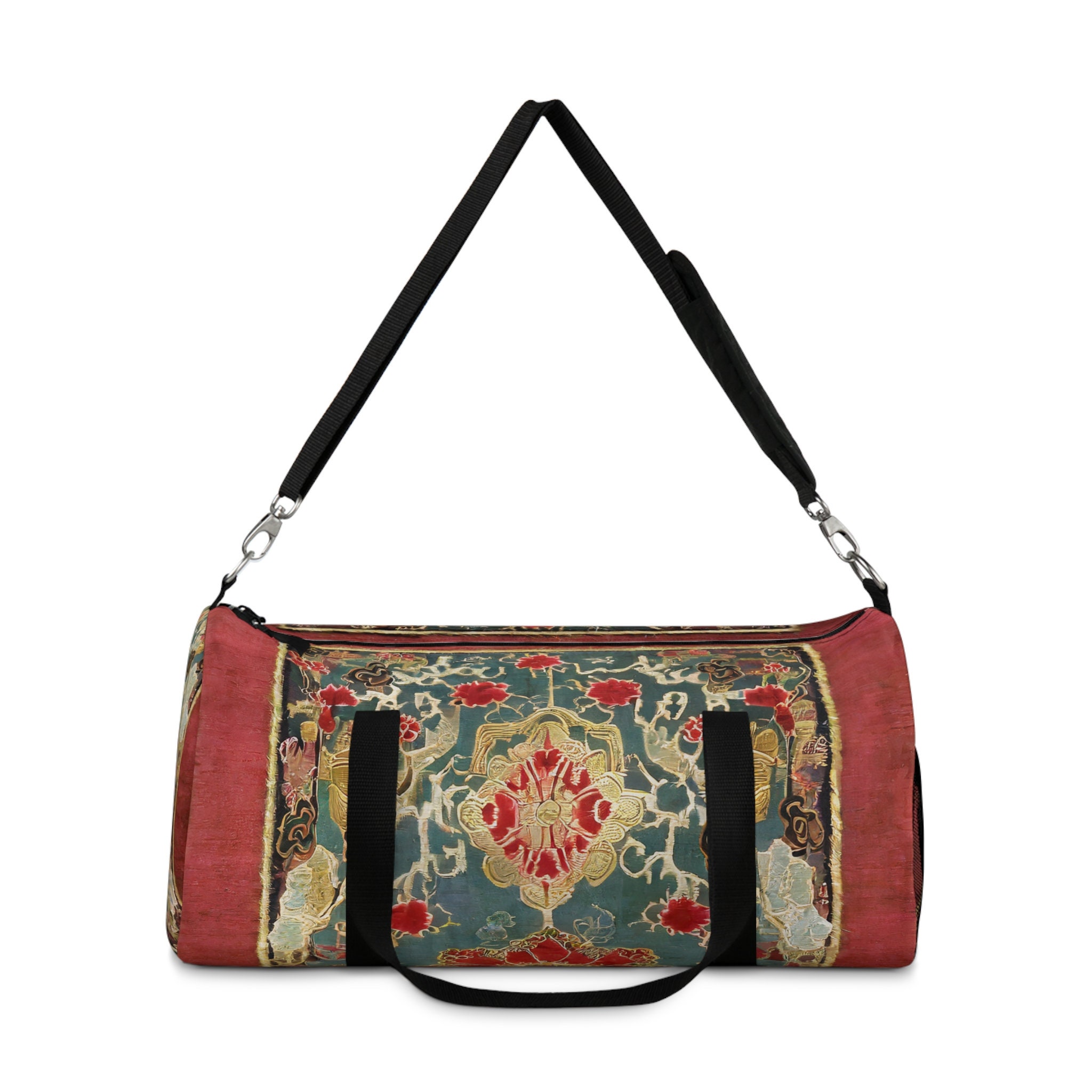 Duffel Bag Chinese Rug Oriental Design Duffel Travel Bag Large Duffel