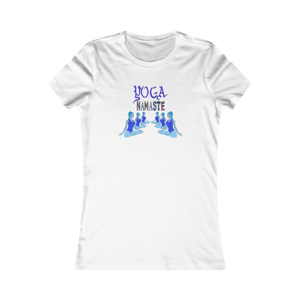 T-shirt en coton pour femme T-shirt de yoga pour femme T-shirt doux et respirant T-shirt de méditation T-shirt de Pilates T-shirt de yoga vivant T-shirt de yoga à la mode T-shirt Namaste