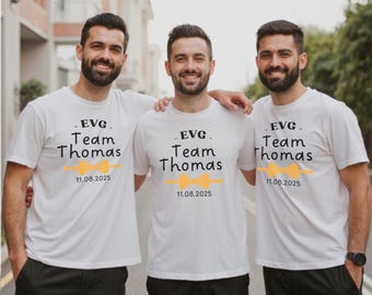 Herren Junggesellenabschied T-Shirt | Bräutigam Team T-Shirt, Gentleman Junggesellenabschied, Bräutigam Junggesellenabschied, Fliege, Junggesellinnenabschied, Hochzeit