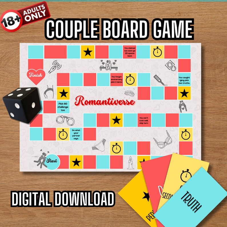 Couple Game Board Card Games, Dirty Adult Game Cards, Date Night Games