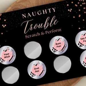 Cadeau d'anniversaire pour lui, cadeau personnalisé pour lui petit ami, carte à gratter pour lui, carte à gratter fantaisie, cadeau pour mari, cadeau drôle pour couple