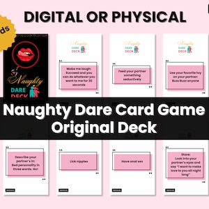Dirty Adult Game Cards, giochi di carte stampabili, giochi per la serata romantica, gioco di carte per coppie romantiche, spunti di conversazione civettuoli, gioco di sfida per coppie