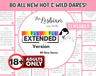 Lesbian Couple Card Game: Flirty Conversation Starters (Digital Download)