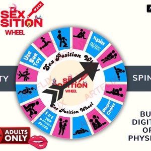 Sex Position Spinner Game, Spin the Bottle, Drinking Board Games, Adult