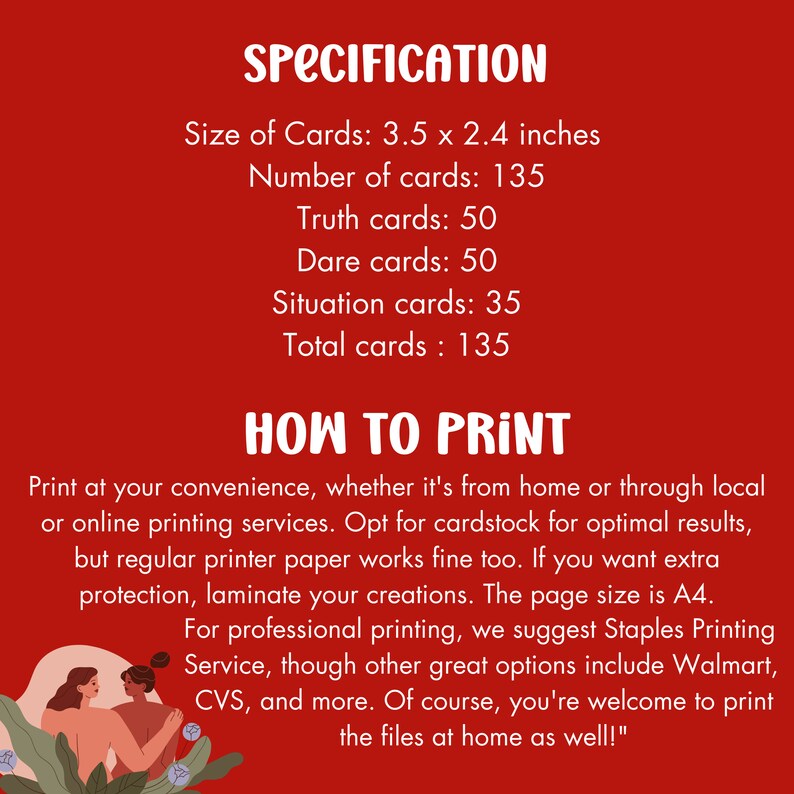 135 Dirty Truth or Dare Cards: Adult Couples Game (digital Download) - Etsy