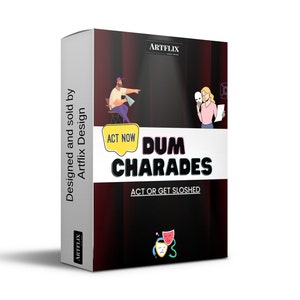 Charadas tontas Tarjetas de juego sucias para adultos, divertidos juegos de cartas imprimibles, juegos de citas nocturnas, juegos de fiesta familiares y amigables para Navidad de Año Nuevo