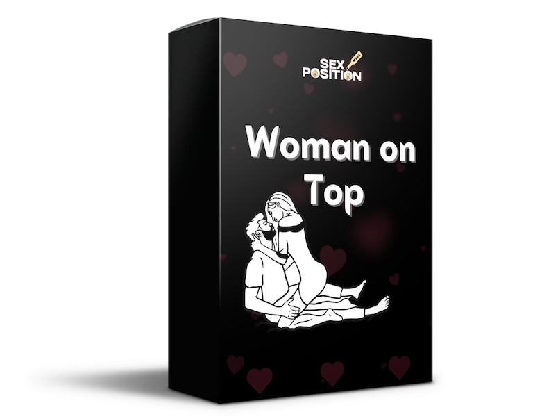Woman on Top Sex position game card, 53 Kamasutra card Games for couple, Printable Adult Sex Game Romantic Couple, Naughty Gift for Him image 2