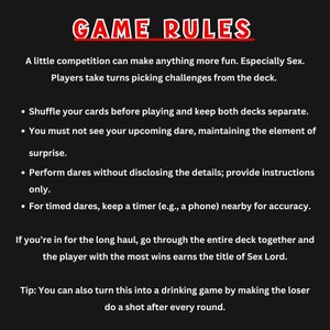 Vuile gamekaarten voor volwassenen, afdrukbare kaartspellen, date-nightgames, kaartspel romantisch stel, flirterige gespreksstarters, paardurfspel afbeelding 8