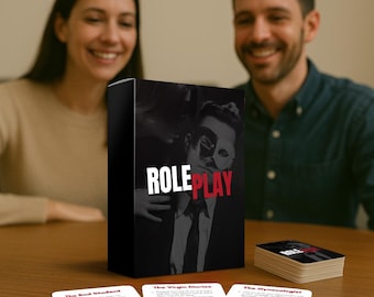 Baraja de cartas para parejas, 50 cartas para un juego de rol romántico, sensual y divertido, ideal para una cita romántica, San Valentín, aniversario o intimidad.