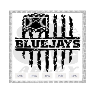 BLUEY TORONTO BLUE JAYS svg eps dxf png file, Digital Download, Instan –  lasoniansvg