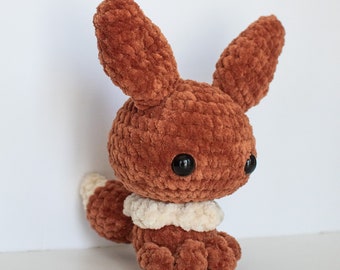 MADE TO ORDER - Evolution Fox Crochet Plushie Amigurumi Stuffed Animal