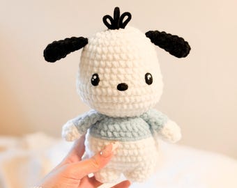 Cartoon Sweater Puppy Crochet Plushie Amigurumi Stuffed Animal MADE TO ORDER