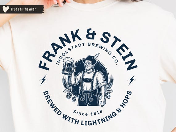 Frankenstein Shirt Oktoberfest Shirt Funny Beer Shirt Octoberfest Prost Shirt Folk Horror Shirt Horror Characters Cheers Shirt