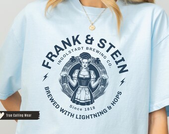 Bride Of Frankenstein Oktoberfest Shirt Frankenstein Shirt Prost Shirt Funny Beer Shirt Folk Horror Shirt Monster Mash Shirt