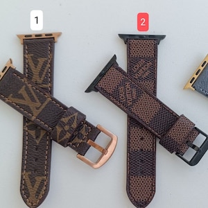 etsy louis vuitton apple watch band