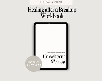 Breakup Healing Journal: Reflect, Heal & Glow Up in 30 days | Inner Child Healing | Workbook | Transform | Self Love | Personal Growth