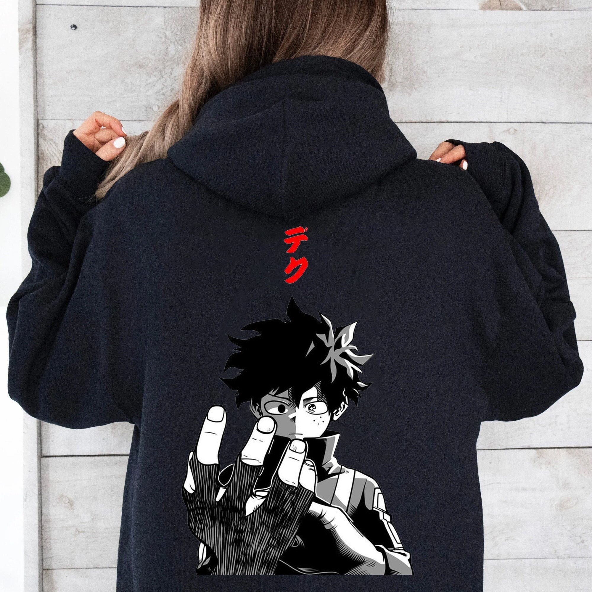 My hero academia top izuku midoriya hoodie