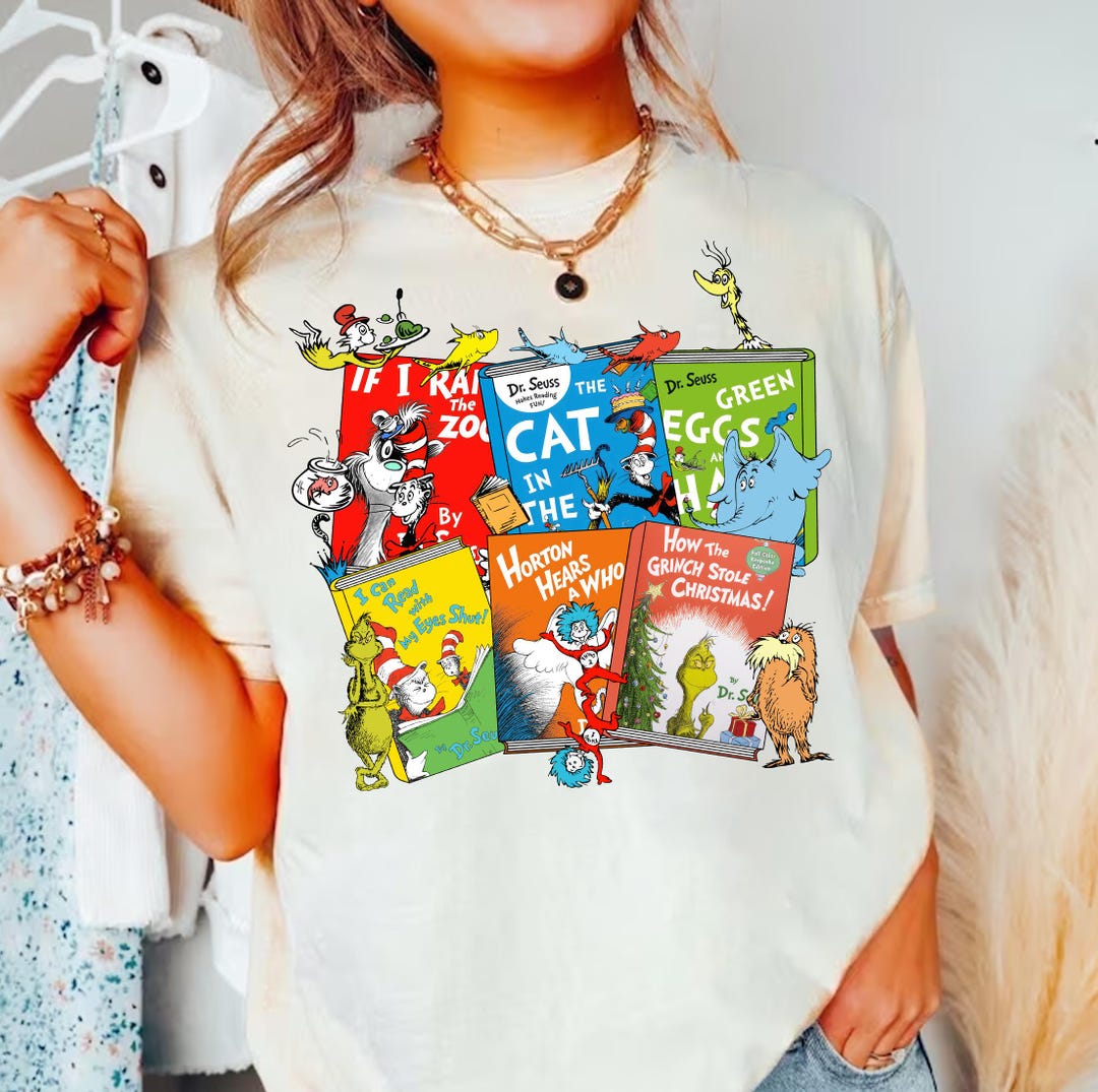 Dr Seuss day lightning bold collage tee main image 0