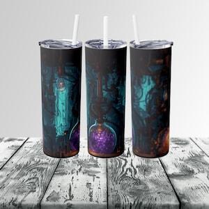 20oz Mad Scientist&#39;s Laboratory Tumbler - Whimsical Experiments - Unique Drinkware