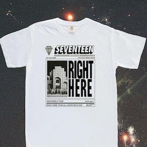 Seventeen Right Here - Etsy