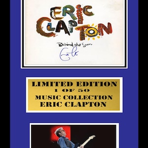eric clapton signierte Passepartout