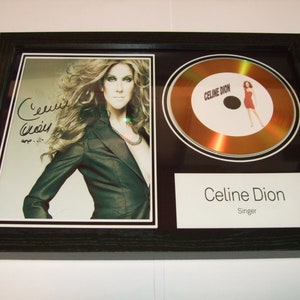 Celine Dion signé dans le cadre