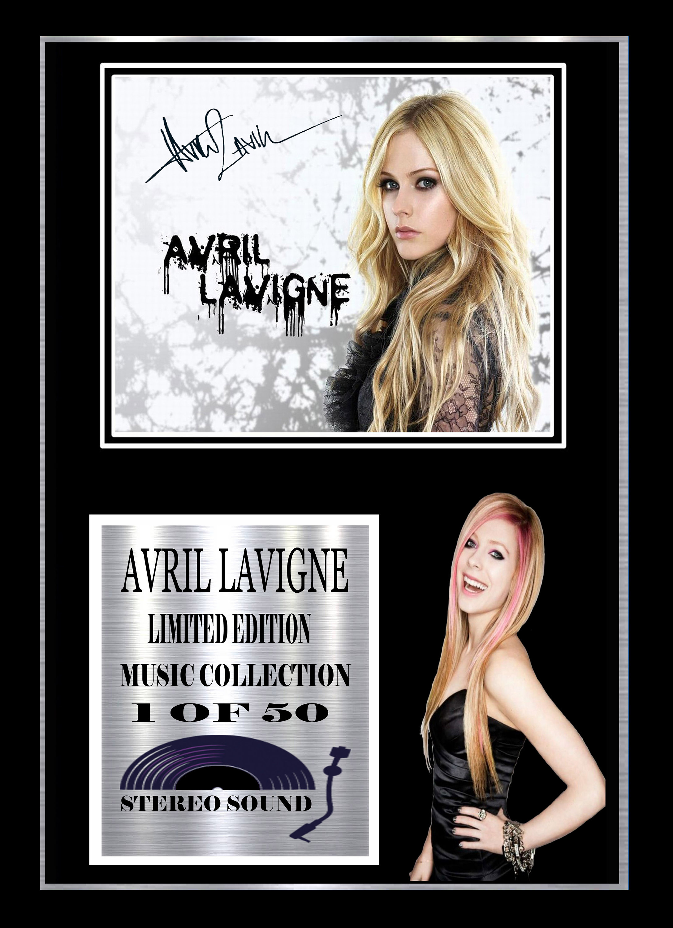 Avril Lavigne Signed Mount - Etsy