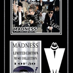 MADNESS  signed mount