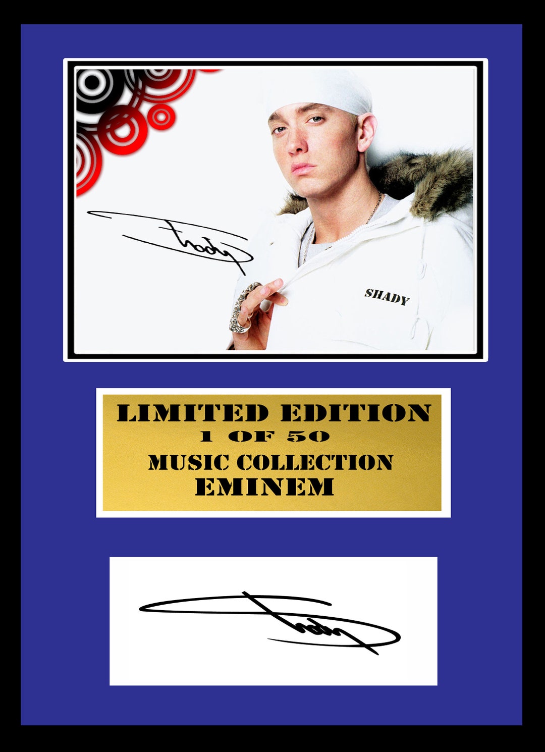 Eminem Signed Mount Etsy
