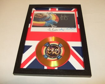 elo  signed  mount framed