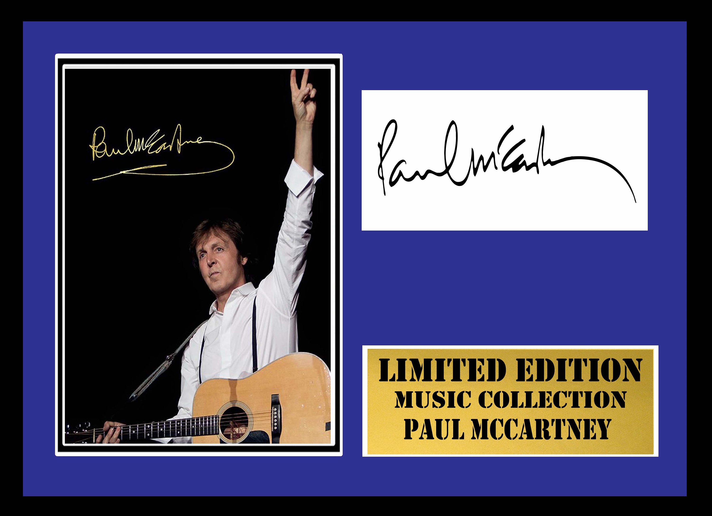 Paul Mccartney Autograph - Etsy