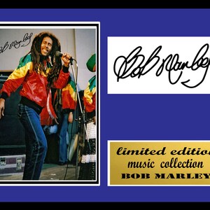 Cadre signé Bob Marley