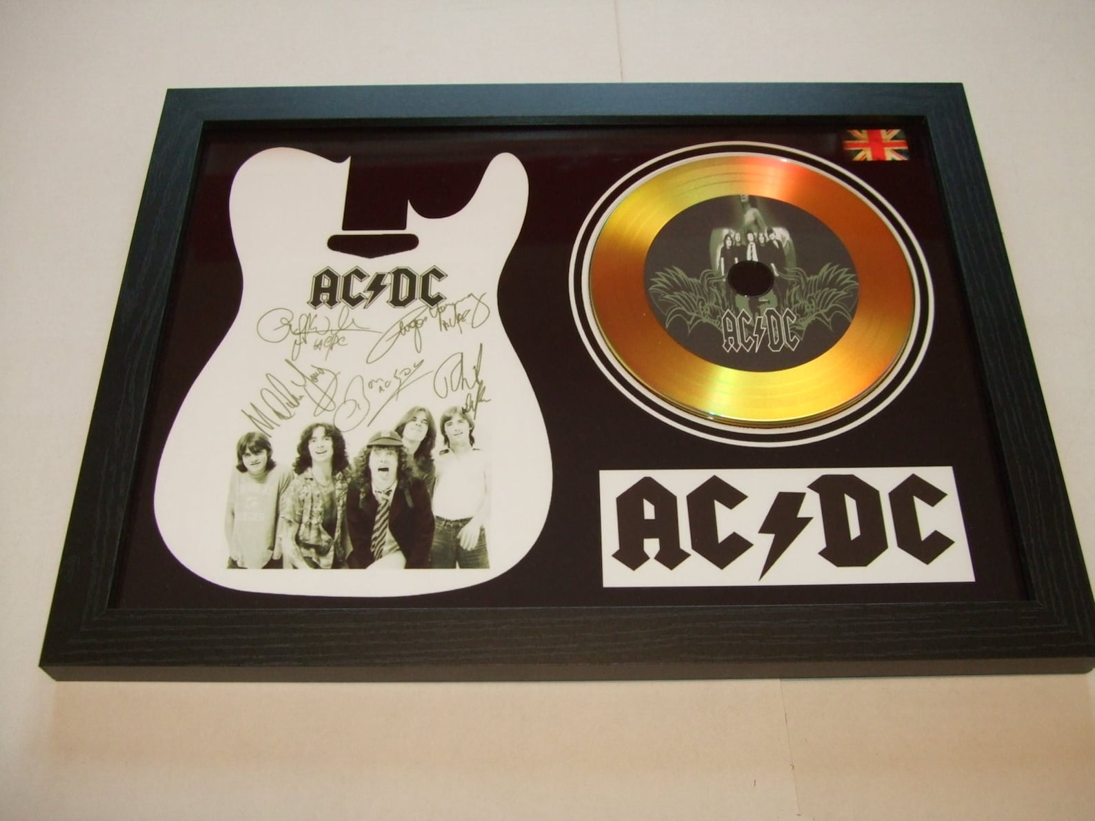 Acdc Signed Mount Framed - Etsy