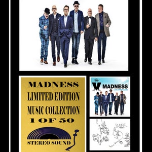 madness signed mount