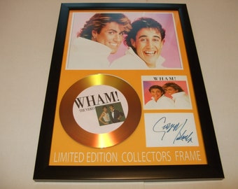 wham  signed  mount framed