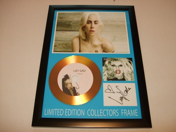 Lady Gaga Signed Mount Framed - Etsy