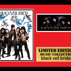 BLACK VEIL BRIDES Signed Display - Etsy