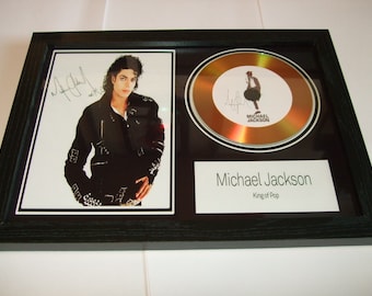 Michael Jackson Signed Mount Framed - Etsy
