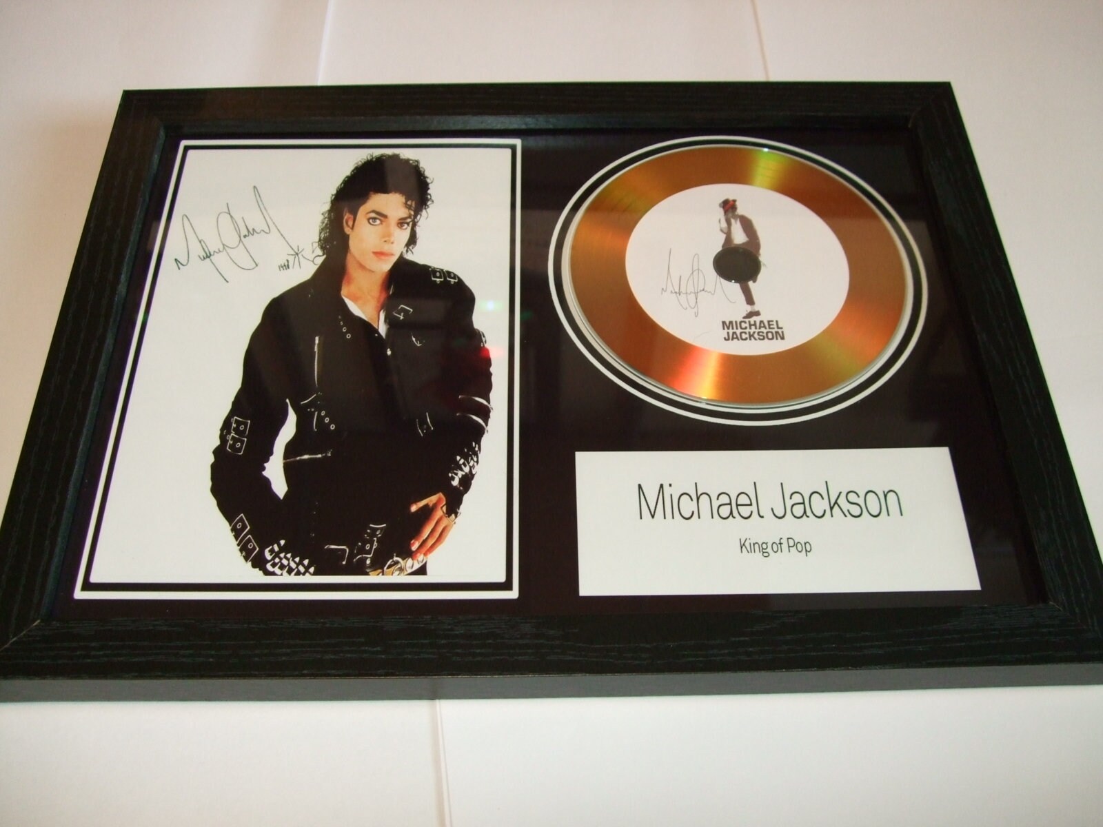 Michael Jackson Signed Mount Framed - Etsy