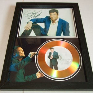 donny osmond   signed mount framed