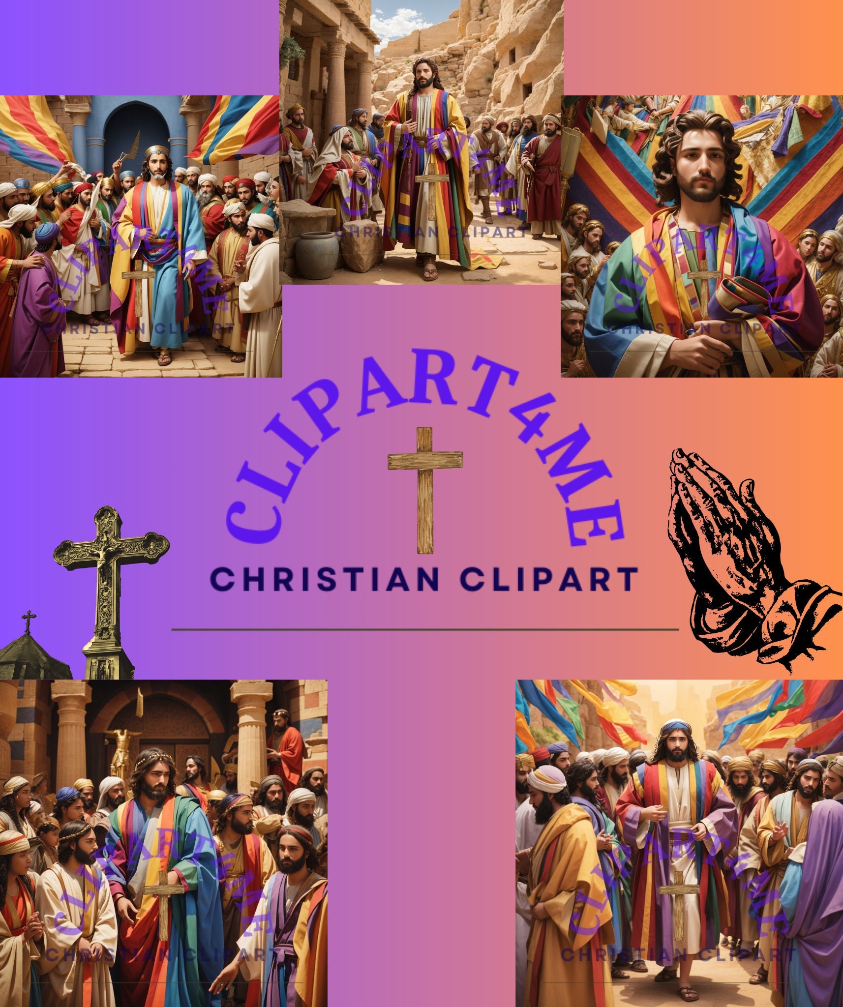 Joseph and His Coat of Many Colors Stock Graphics: Digital Religious ...