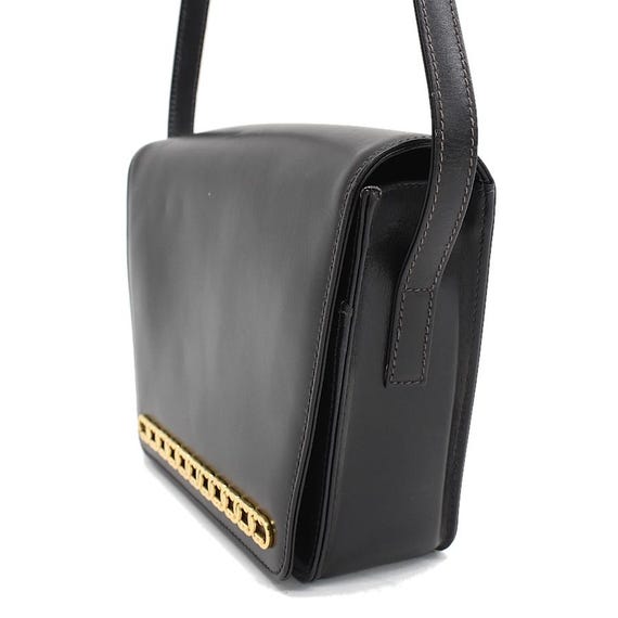 GUCCI Shoulder Bag Crossbody Leather Black Old Gucci Vintage Authentic Etsy UK