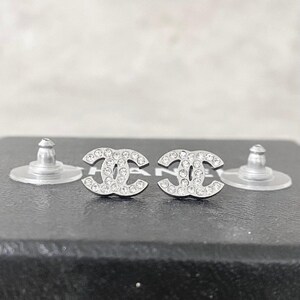 Chanel Stud Earrings Etsy