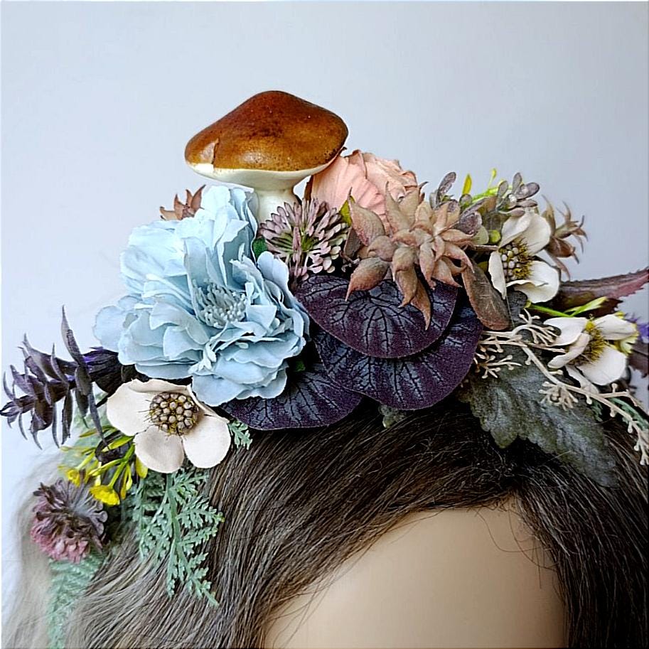 Mushroom Fascinator - Etsy UK display picture 1