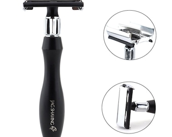 Handmade Double-Edge Safety Razor – Premium Shaving Razor with Ergonomic Handle – Ideal for Smooth and Close Shaves