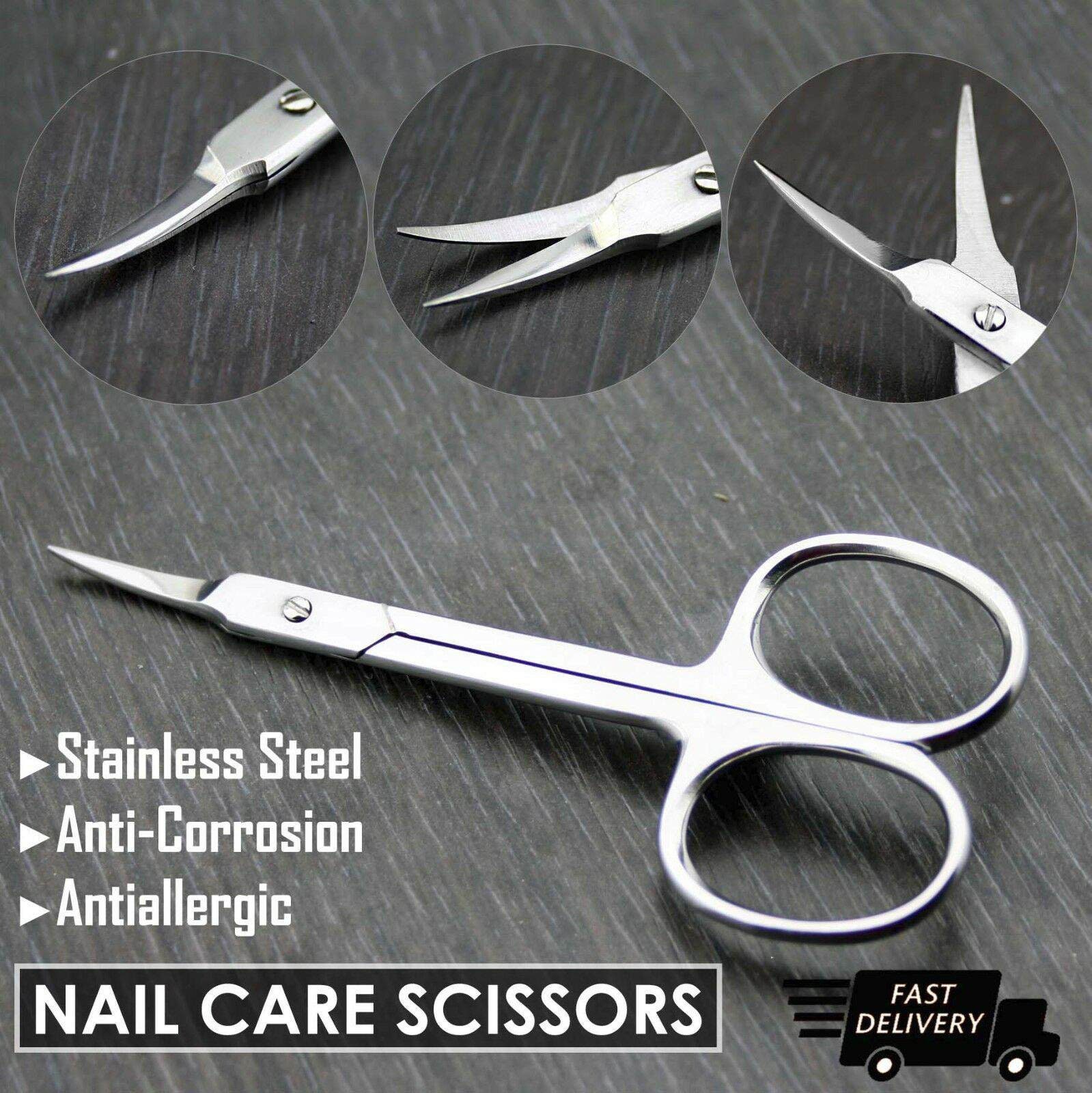 Miniature Folding Stainless Steel Scissors on Keychain 